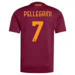 Günstige AS Rom Pellegrini 7 Herrentrikot Heim 2025/26 Kurzarm