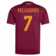 Günstige AS Rom Pellegrini 7 Herrentrikot Heim 2025/26 Kurzarm Günstige AS Rom Pellegrini 7 Herrentrikot Heim 2025/26 Kurzarm