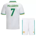 Günstige AS Rom Pellegrini 7 Kindertrikot Ausweich 2025/26 Kurzarm