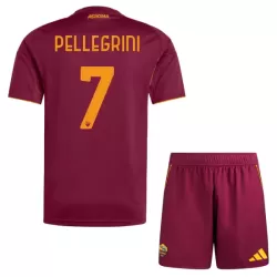 Günstige AS Rom Pellegrini 7 Kindertrikot Heim 2025/26 Kurzarm Günstige AS Rom Pellegrini 7 Kindertrikot Heim 2025/26 Kurzarm