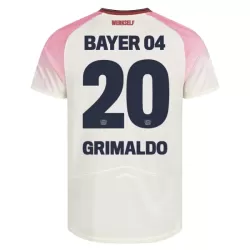 Günstige Bayer 04 Leverkusen Alejandro Grimaldo 20 Herrentrikot Auswärts 2025/26 Kurzarm Günstige Bayer 04 Leverkusen Alejandro Grimaldo 20 Herrentrikot Auswärts 2025/26 Kurzarm