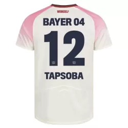 Günstige Bayer 04 Leverkusen Edmond Tapsoba 12 Herrentrikot Auswärts 2025/26 Kurzarm Günstige Bayer 04 Leverkusen Edmond Tapsoba 12 Herrentrikot Auswärts 2025/26 Kurzarm