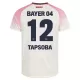Günstige Bayer 04 Leverkusen Edmond Tapsoba 12 Herrentrikot Auswärts 2025/26 Kurzarm Günstige Bayer 04 Leverkusen Edmond Tapsoba 12 Herrentrikot Auswärts 2025/26 Kurzarm