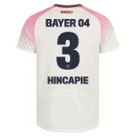 Günstige Bayer 04 Leverkusen Piero Hincapie 3 Herrentrikot Auswärts 2025/26 Kurzarm