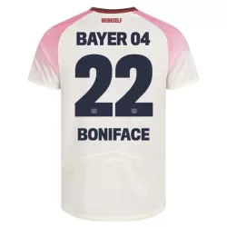 Günstige Bayer 04 Leverkusen Victor Boniface 22 Herrentrikot Auswärts 2025/26 Kurzarm Günstige Bayer 04 Leverkusen Victor Boniface 22 Herrentrikot Auswärts 2025/26 Kurzarm