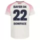 Günstige Bayer 04 Leverkusen Victor Boniface 22 Herrentrikot Auswärts 2025/26 Kurzarm Günstige Bayer 04 Leverkusen Victor Boniface 22 Herrentrikot Auswärts 2025/26 Kurzarm