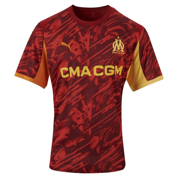 Günstige Olympique Marseille Torwart Herrentrikot 2025/26 Kurzarm Rote Günstige Olympique Marseille Torwart Herrentrikot 2025/26 Kurzarm Rote