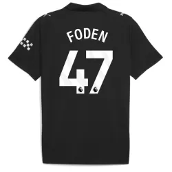 Günstige Manchester City Foden 47 Herrentrikot Auswärts 2025/26 Kurzarm Günstige Manchester City Foden 47 Herrentrikot Auswärts 2025/26 Kurzarm