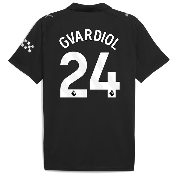 Günstige Manchester City Gvardiol 24 Herrentrikot Auswärts 2025/26 Kurzarm Günstige Manchester City Gvardiol 24 Herrentrikot Auswärts 2025/26 Kurzarm