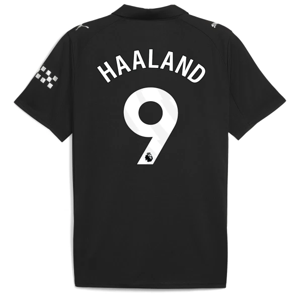 Günstige Manchester City Haaland 9 Herrentrikot Auswärts 2025/26 Kurzarm Günstige Manchester City Haaland 9 Herrentrikot Auswärts 2025/26 Kurzarm
