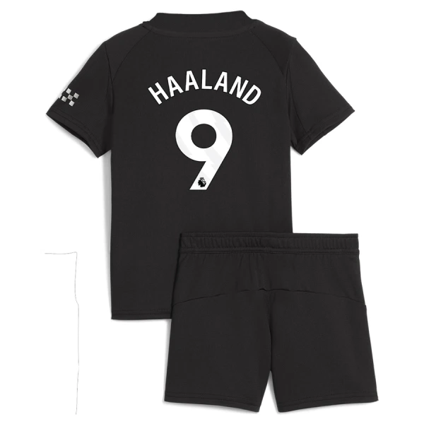 Günstige Manchester City Haaland 9 Kindertrikot Auswärts 2025/26 Kurzarm Günstige Manchester City Haaland 9 Kindertrikot Auswärts 2025/26 Kurzarm