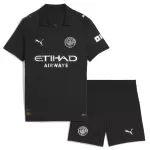 Günstige Manchester City Kindertrikot Auswärts 2025/26 Kurzarm