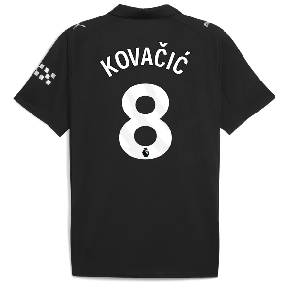 Günstige Manchester City Kovacic 8 Herrentrikot Auswärts 2025/26 Kurzarm Günstige Manchester City Kovacic 8 Herrentrikot Auswärts 2025/26 Kurzarm