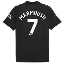 Günstige Manchester City Marmoush 7 Herrentrikot Auswärts 2025/26 Kurzarm Günstige Manchester City Marmoush 7 Herrentrikot Auswärts 2025/26 Kurzarm