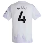Günstige Manchester United De Ligt 4 Herrentrikot Auswärts 2025/26 Kurzarm