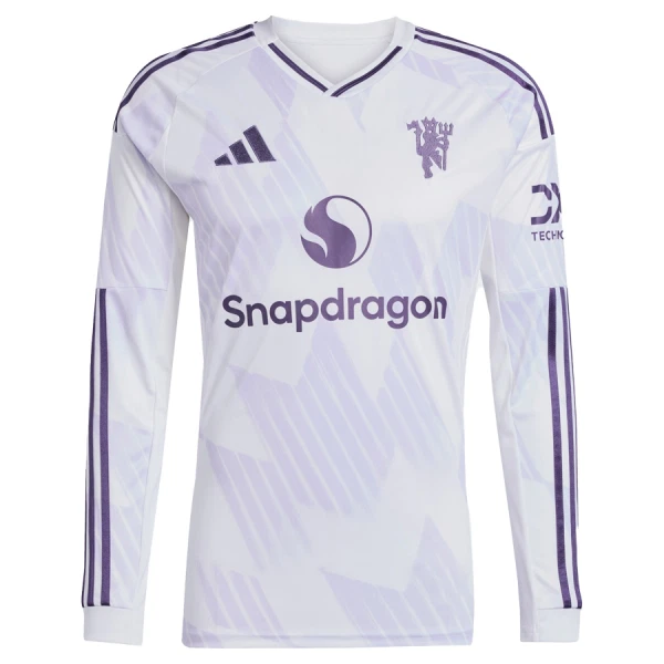 Günstige Manchester United Herrentrikot Auswärts 2025/26 Langarm Günstige Manchester United Herrentrikot Auswärts 2025/26 Langarm