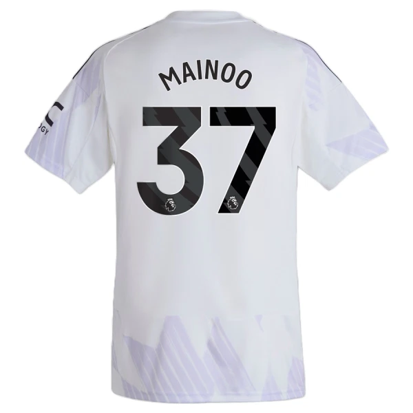 Günstige Manchester United Mainoo 37 Herrentrikot Auswärts 2025/26 Kurzarm Günstige Manchester United Mainoo 37 Herrentrikot Auswärts 2025/26 Kurzarm