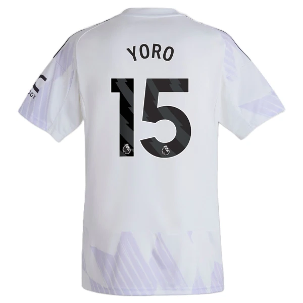 Günstige Manchester United Yoro 15 Herrentrikot Auswärts 2025/26 Kurzarm Günstige Manchester United Yoro 15 Herrentrikot Auswärts 2025/26 Kurzarm
