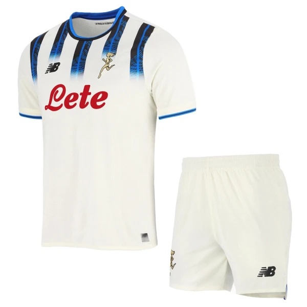 Günstige Atalanta Kindertrikot Auswärts 2025/26 Kurzarm Günstige Atalanta Kindertrikot Auswärts 2025/26 Kurzarm