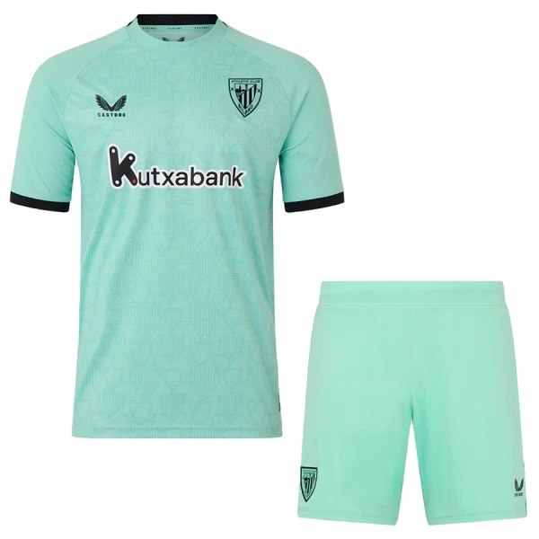 Günstige Athletic Bilbao Kindertrikot Ausweich 2025/26 Kurzarm Günstige Athletic Bilbao Kindertrikot Ausweich 2025/26 Kurzarm