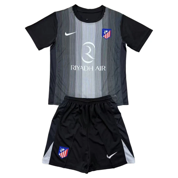 Günstige Atlético Madrid Torwart Kindertrikot 2025/26 Kurzarm Schwarze Günstige Atlético Madrid Torwart Kindertrikot 2025/26 Kurzarm Schwarze