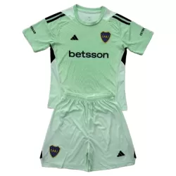 Günstige Boca Juniors Torwart Kindertrikot 2025/26 Kurzarm Grüne