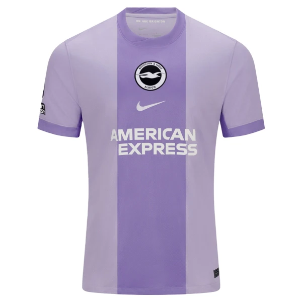 Günstige Brighton Hove Albion Herrentrikot Auswärts 2025/26 Kurzarm Günstige Brighton Hove Albion Herrentrikot Auswärts 2025/26 Kurzarm
