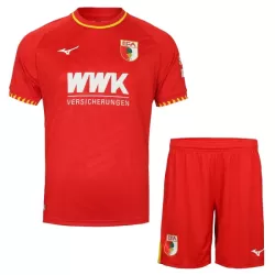 Günstige FC Augsburg Kindertrikot Auswärts 2025/26 Kurzarm Günstige FC Augsburg Kindertrikot Auswärts 2025/26 Kurzarm