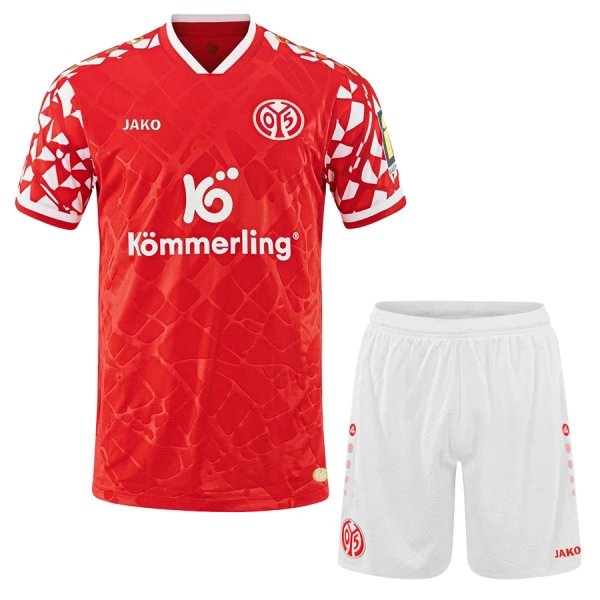Günstige FSV Mainz 05 Kindertrikot Heim 2025/26 Kurzarm Günstige FSV Mainz 05 Kindertrikot Heim 2025/26 Kurzarm