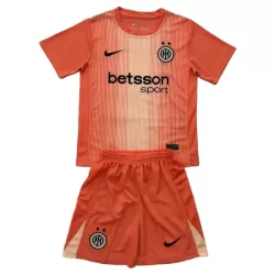 Günstige Inter Mailand Torwart Kindertrikot 2025/26 Kurzarm Orange Günstige Inter Mailand Torwart Kindertrikot 2025/26 Kurzarm Orange