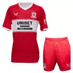 Günstige Middlesbrough Kindertrikot Heim 2025/26 Kurzarm