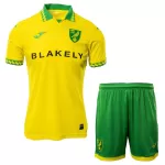 Günstige Norwich City Kindertrikot Heim 2025/26 Kurzarm