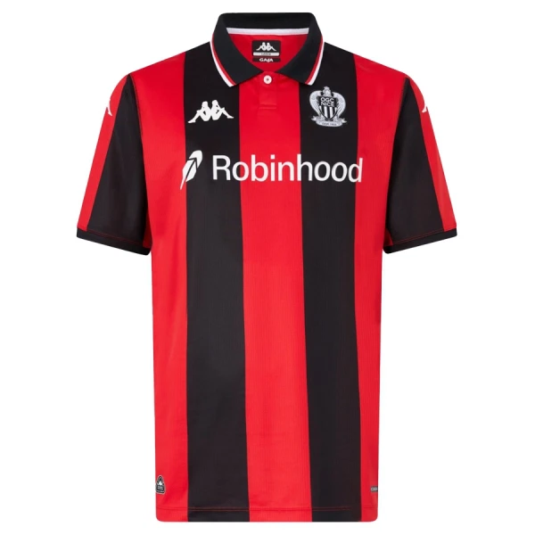 Günstige OGC Nice Herrentrikot Heim 2025/26 Kurzarm