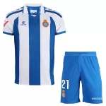 Günstige RCD Espanyol Kindertrikot Heim 2025/26 Kurzarm
