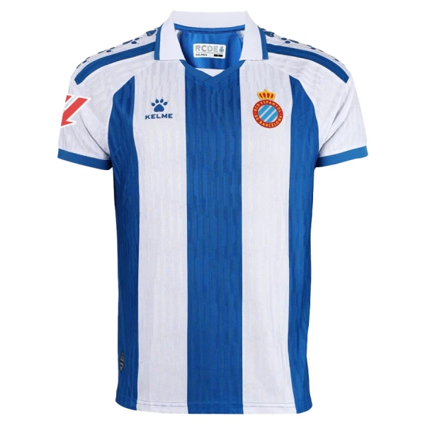 Günstige RCD Espanyol Kindertrikot Heim 2025/26 Kurzarm