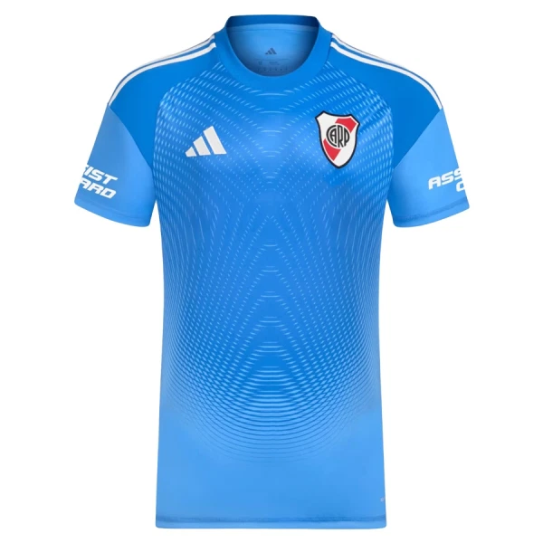 Günstige River Plate Torwart Herrentrikot 2025/26 Kurzarm Blaue