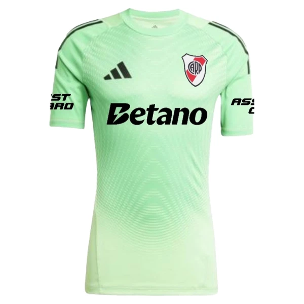 Günstige River Plate Torwart Herrentrikot 2025/26 Kurzarm Grüne Günstige River Plate Torwart Herrentrikot 2025/26 Kurzarm Grüne