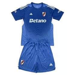 Günstige River Plate Torwart Kindertrikot 2025/26 Kurzarm Blaue