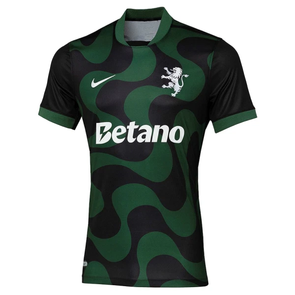 Günstige Sporting Lissabon Herrentrikot Vierte 2025/26 Kurzarm Schwarze Günstige Sporting Lissabon Herrentrikot Vierte 2025/26 Kurzarm Schwarze