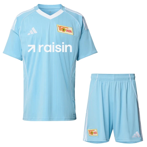 Günstige Union Berlin Kindertrikot Ausweich 2025/26 Kurzarm Günstige Union Berlin Kindertrikot Ausweich 2025/26 Kurzarm