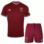 Günstige West Ham United Kindertrikot Heim 2025/26 Kurzarm