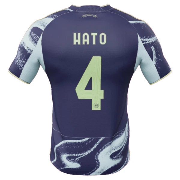 Günstige Ajax Amsterdam Hato 4 Herrentrikot Auswärts 2025/26 Kurzarm Günstige Ajax Amsterdam Hato 4 Herrentrikot Auswärts 2025/26 Kurzarm