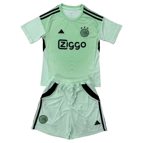 Günstige Ajax Amsterdam Torwart Kindertrikot 2025/26 Kurzarm Grüne Günstige Ajax Amsterdam Torwart Kindertrikot 2025/26 Kurzarm Grüne