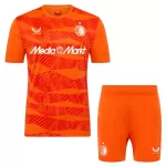 Günstige Feyenoord Torwart Kindertrikot 2025/26 Kurzarm Orange