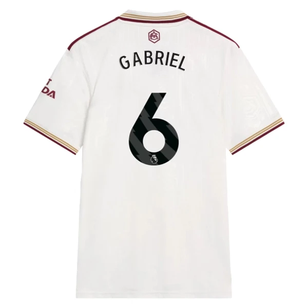 Günstige Arsenal Gabriel 6 Herrentrikot Ausweich 2025/26 Kurzarm Günstige Arsenal Gabriel 6 Herrentrikot Ausweich 2025/26 Kurzarm