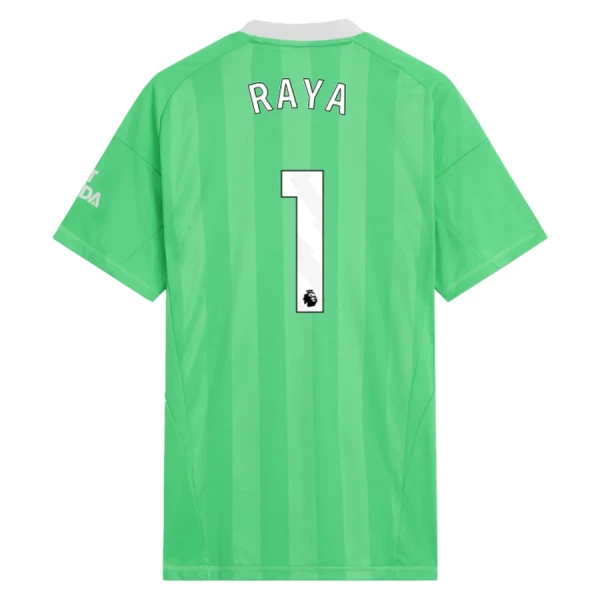 Günstige Arsenal Raya 1 Torwart Herrentrikot 2025/26 Kurzarm Grüne Günstige Arsenal Raya 1 Torwart Herrentrikot 2025/26 Kurzarm Grüne