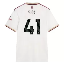 Günstige Arsenal Rice 41 Herrentrikot Ausweich 2025/26 Kurzarm Günstige Arsenal Rice 41 Herrentrikot Ausweich 2025/26 Kurzarm