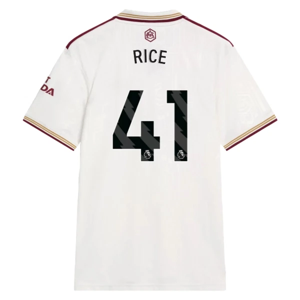 Günstige Arsenal Rice 41 Herrentrikot Ausweich 2025/26 Kurzarm Günstige Arsenal Rice 41 Herrentrikot Ausweich 2025/26 Kurzarm