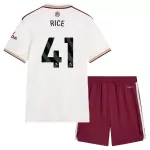 Günstige Arsenal Rice 41 Kindertrikot Ausweich 2025/26 Kurzarm