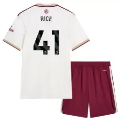 Günstige Arsenal Rice 41 Kindertrikot Ausweich 2025/26 Kurzarm Günstige Arsenal Rice 41 Kindertrikot Ausweich 2025/26 Kurzarm